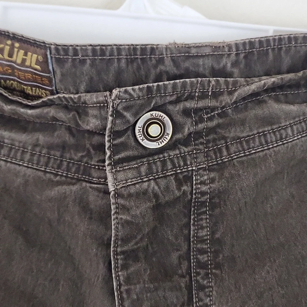 Kuhl Crag Series Men's 36 Hiking Cargo Camping Outdoor Shorts Brown